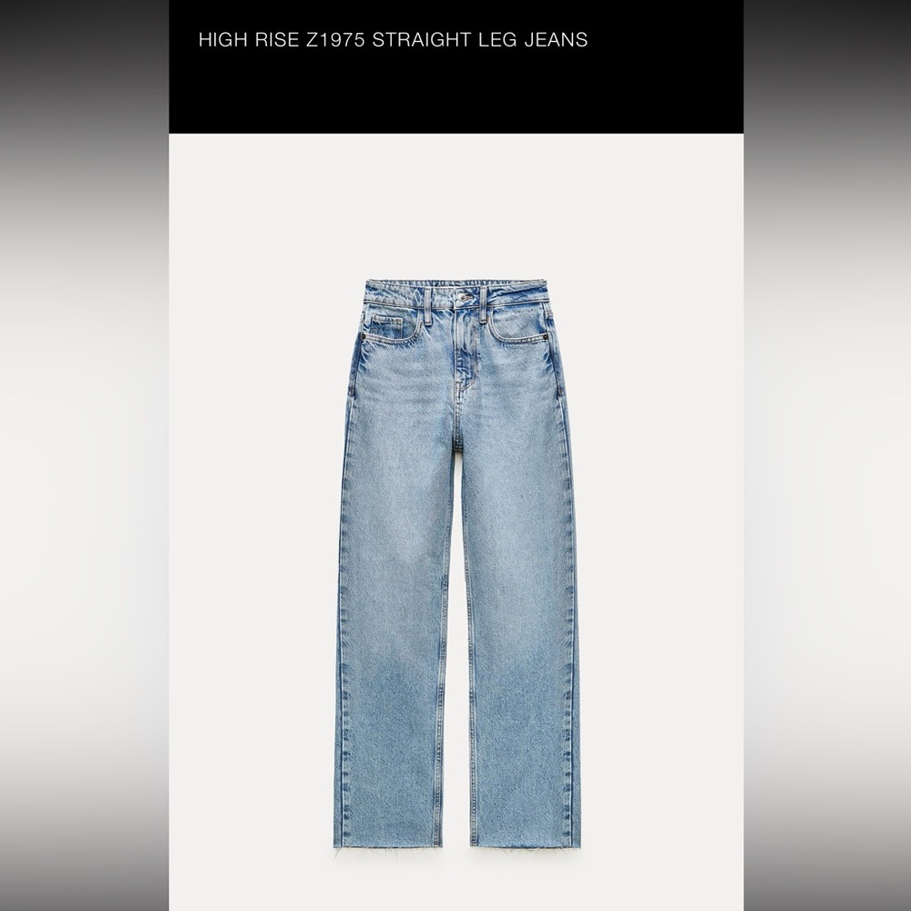 Zara High Rise Jeans